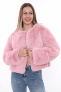 Miela Pink Fur Jacket