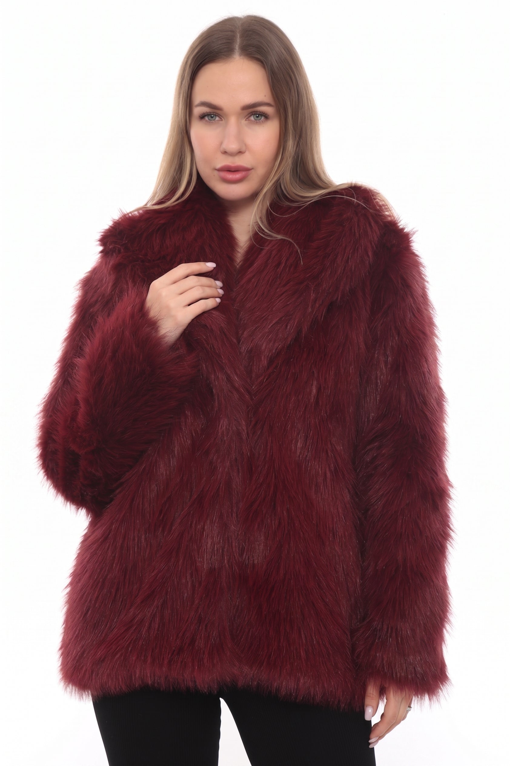 Éclat Moderne Faux Fur Jacket