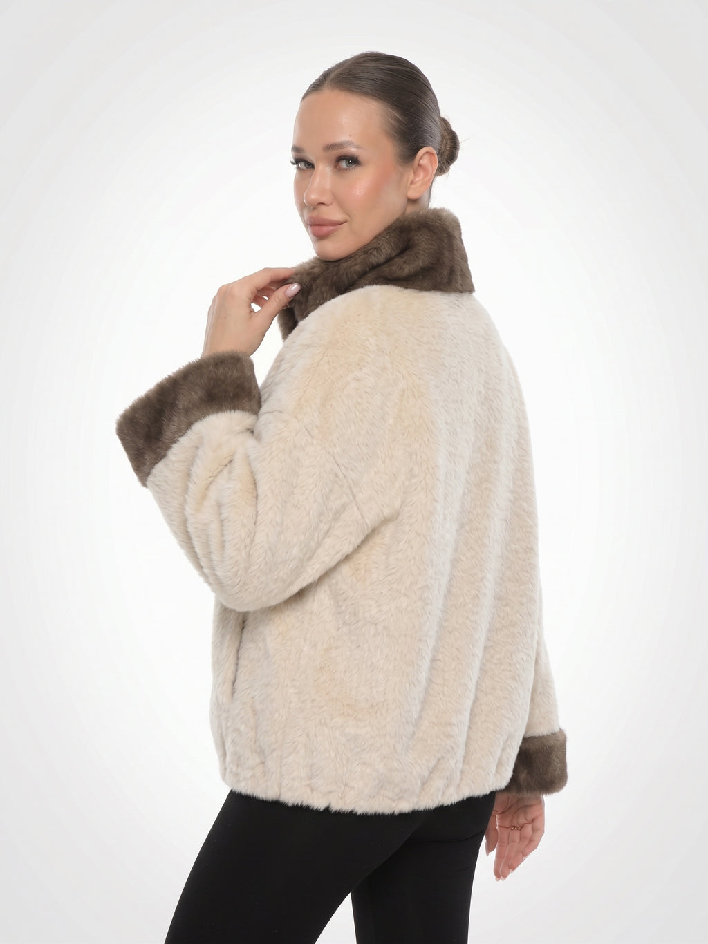 Taupelle Faux Fur Jacket