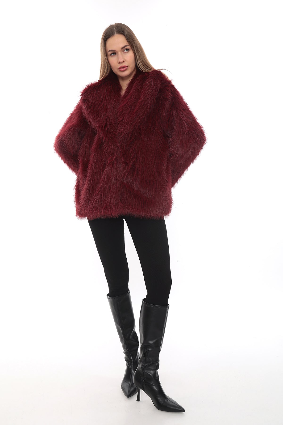 Éclat Moderne Faux Fur Jacket