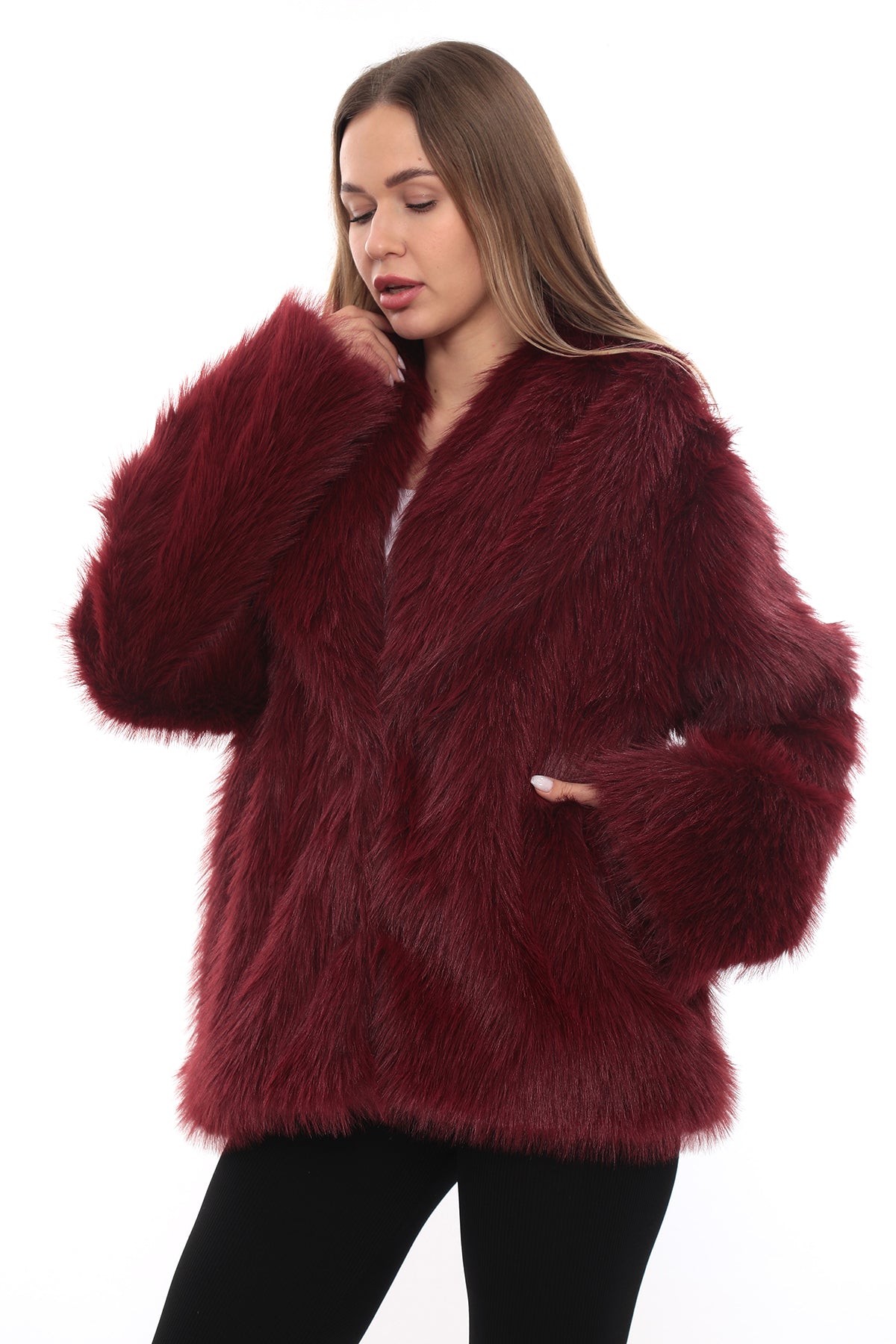 Éclat Moderne Faux Fur Jacket
