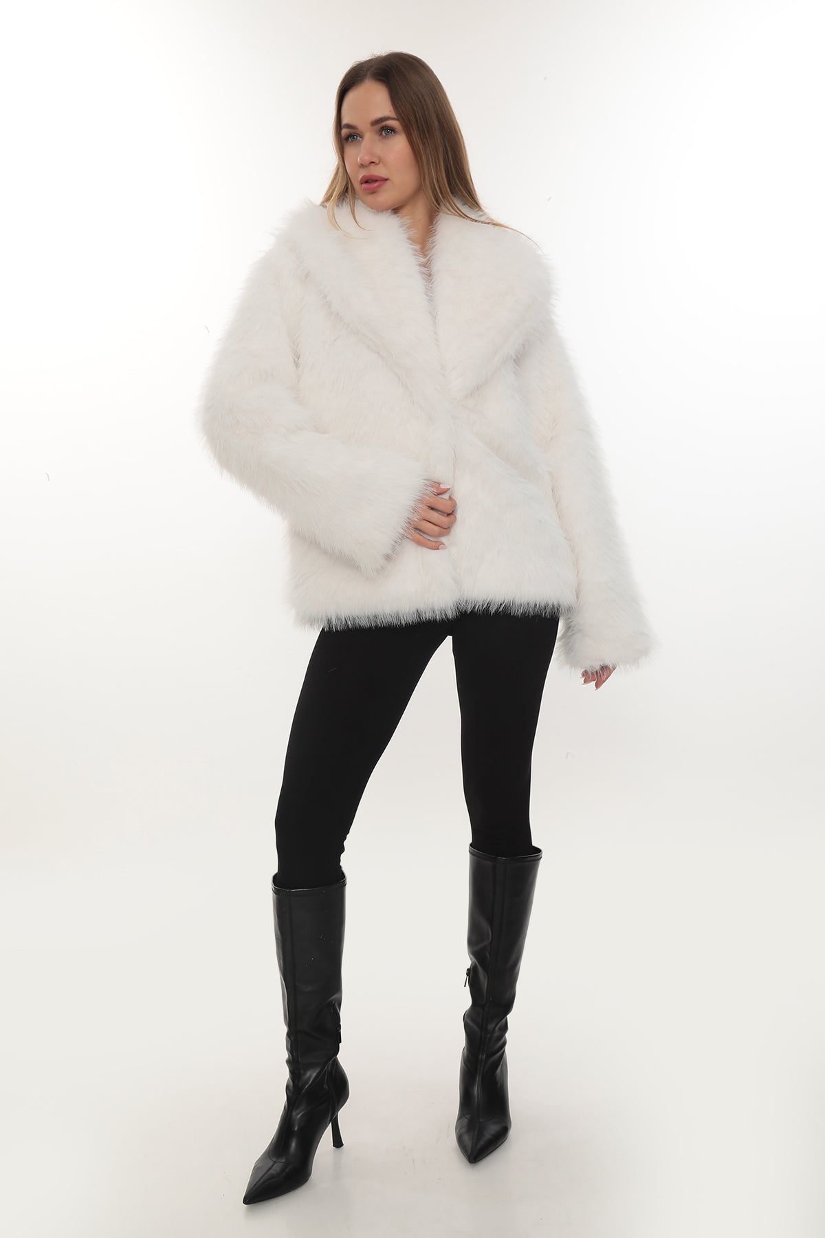 Neve Luxe Suni Kürk Ceket