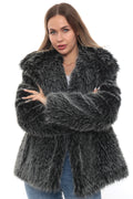 Cendre Faux Fur Jacket