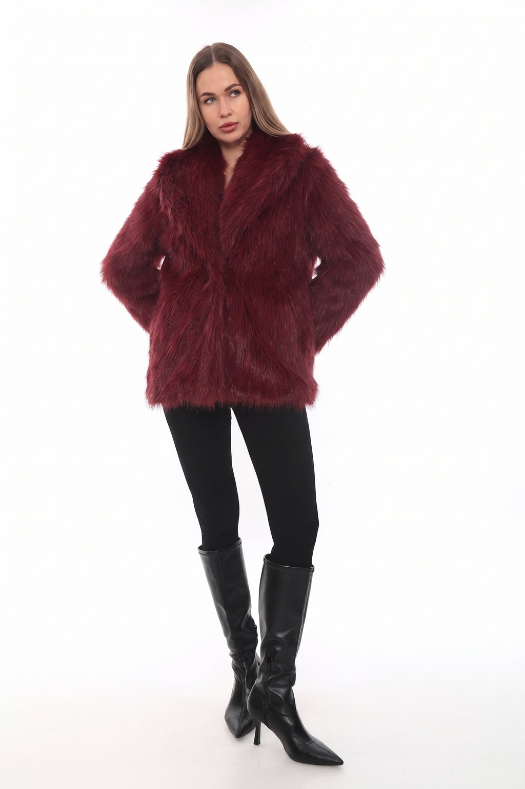 Éclat Moderne Faux Fur Jacket